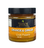 Tassos Orange and Ginger Marmalade, 225ml - Parthenon Foods