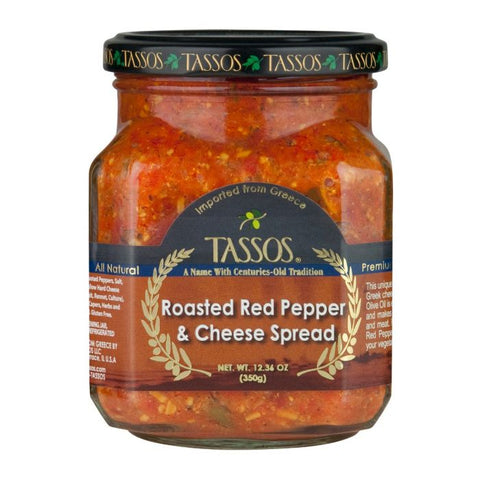 Red Pepper Bruschetta (Tassos) 12.3 oz - Parthenon Foods