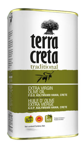 Extra Virgin Olive Oil from Crete, Traditional, 1L TIN - Parthenon Foods