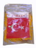 Turkish Flag with String and Suction Cup, 4x6 in. - Parthenon Foods
