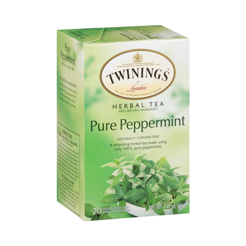 Twinings Pure Peppermint Herbal Tea, 1.41 Ounce Box - Parthenon Foods