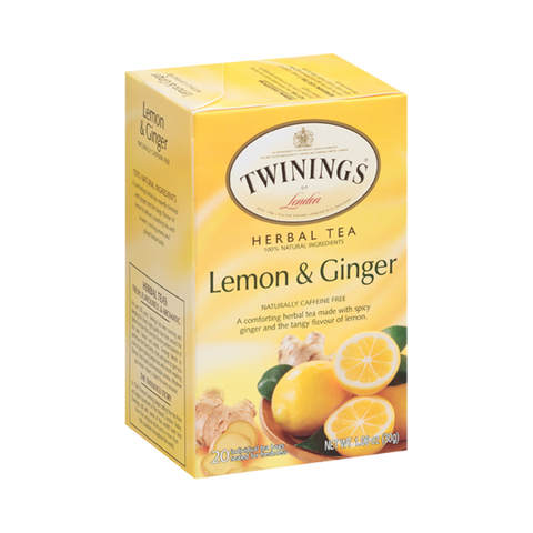Twinings Lemon & Ginger Tea 1.06 oz (30g) - Parthenon Foods