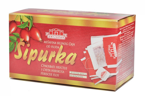 Rosehip Herbal Tea, Sipurka (Unijapak) 40g - Parthenon Foods