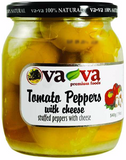 Tomato Peppers Stuffed with Cheese (Vava) 510g - Parthenon Foods