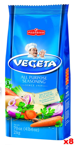 Vegeta Seasoning, CASE, 8x2kg bags - Parthenon Foods