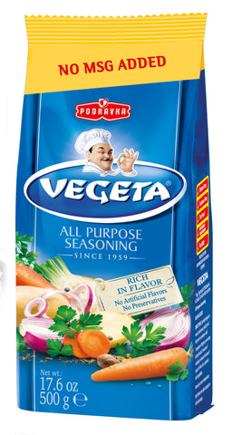 Vegeta, Gourmet Seasoning, No MSG, 17.5oz (500g) bag - Parthenon Foods