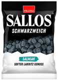 Sallos Schwarzweich Salmiak, Softer Lakritz (Villosa) 200g - Parthenon Foods