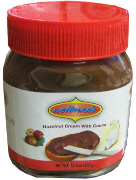 Hazelnut Chocolate Spread (Wellmade) 12.3 oz (350g)-New Jar - Parthenon Foods