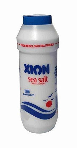 XION Sea Salt Crystal Iodized, 400g Shaker - Parthenon Foods