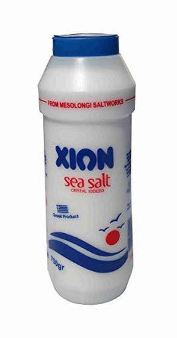 XION Sea Salt Crystal Iodized, 750g Shaker - Parthenon Foods