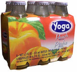 Peach Nectar (Yoga) CASE (6 x 4.2 oz) (6 Pack) Bottles - Parthenon Foods