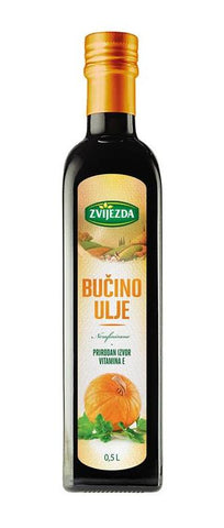 Pumpkin Seed Oil (Zvijezda) 0.5L – Parthenon Foods