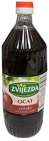 Vinegar - Red Wine - Zvijezda, 1L - Parthenon Foods