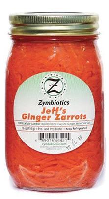 Jeff’s Ginger Zarrots (Zymbiotics) 16 oz - Parthenon Foods