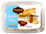 Sugarless Sesame Halva, Marble (ACHVA) 10.6 oz or LIOR - Parthenon Foods