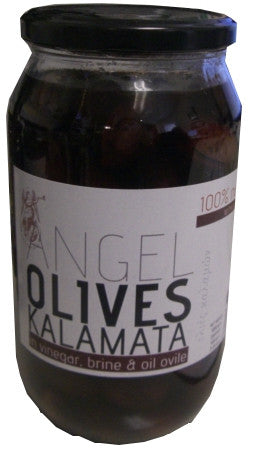 Angel Kalamata Olives, 1kg - Parthenon Foods