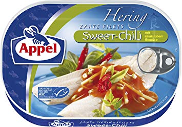 Herring Fillets in Sweet Chili (Appel) 200g - Parthenon Foods