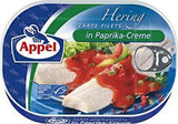 Herring Fillets in Paprika Cream (Appel) 200g - Parthenon Foods