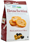 Bruschettini, Black and Green Olives (Asturi) 120g - Parthenon Foods