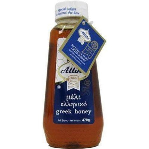 Attiki - Greek Honey, 470 g Squeeze Bottle - Parthenon Foods