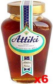 Attiki - Greek Honey, CASE (6 x 455g JAR) - Parthenon Foods