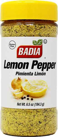 Lemon and Pepper Seasoning (Badia) 6.5 oz - Parthenon Foods