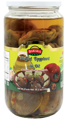 Stuffed Eggplant in Oil (Baraka) 1000g - Parthenon Foods