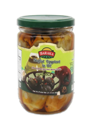 Stuffed Eggplant in Oil (Baraka) 600g - Parthenon Foods