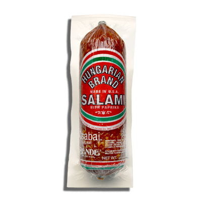 Hungarian Brand Salami with Paprika - Csabai, approx. 0.8lb - Parthenon Foods