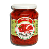 Red Pepper Strips (Bende) 24oz - Parthenon Foods