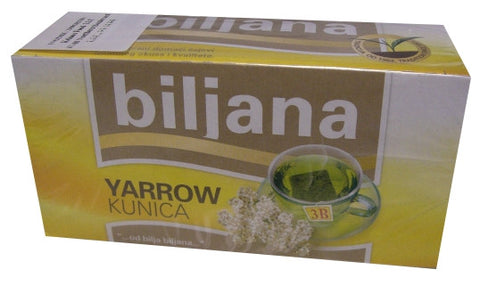 Yarrow Tea (Biljana) 20 tea bags, 26g - Parthenon Foods