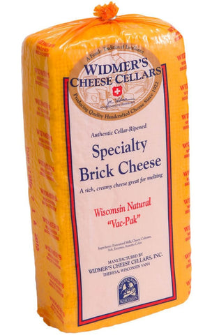 Widmers Specialty Brick Cheese, approx. 5lb - Parthenon Foods