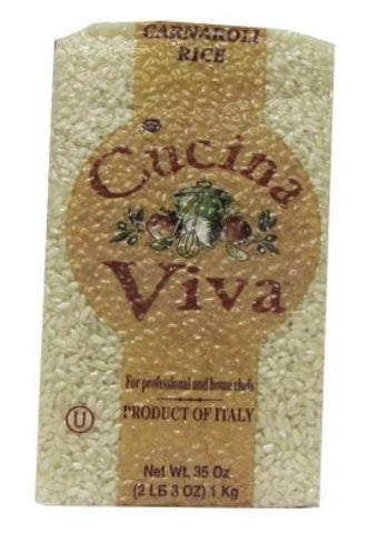 Cucina Viva Carnaroli Rice, 1kg (2.2 lbs) - Parthenon Foods