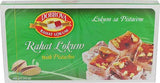 Turkish Delight with Pistachio, Rahat Lokum (Dobrova) 16 oz - Parthenon Foods
