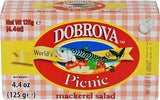 Mackerel Salad, Picnic (Dobrova) 125g (4.4oz) - Parthenon Foods