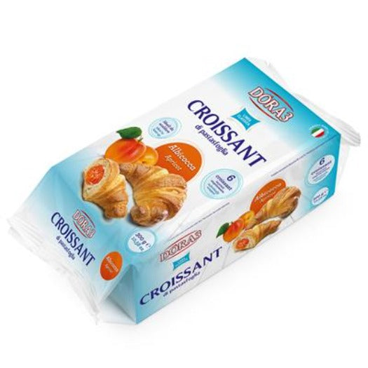 Croissants with Apricot Jam filling, 6 pieces (Dora) 8.8oz
