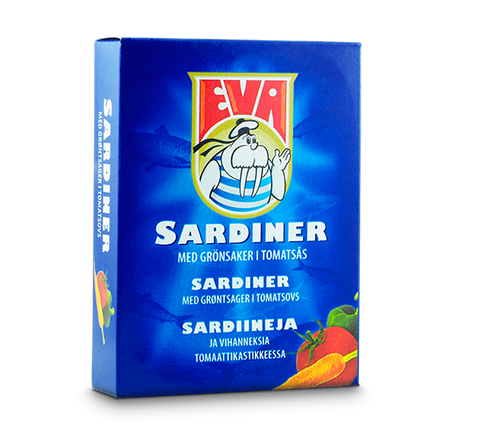 Eva Sardines with Vegetables, 115g (4 oz) - Parthenon Foods