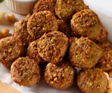 Falafel, All Vegetable Patties -Cooked, 8 pieces - Parthenon Foods