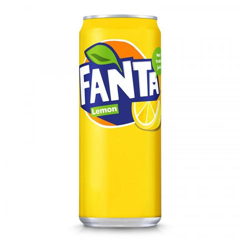 Fanta Lemon, 330ml can - Parthenon Foods