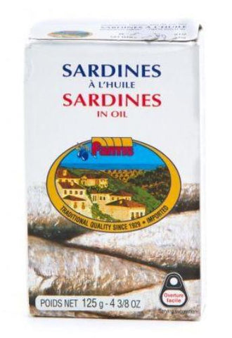 Sardines in Oil (Fantis) 125g - Parthenon Foods
