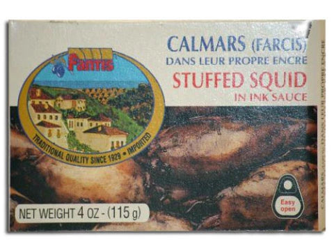 Stuffed Squid in Ink Sauce (Fantis) 4 oz - Parthenon Foods