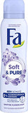 Fa Spray Deodorant, Soft & Pure 150ml - Parthenon Foods
