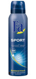 Fa Spray Deodorant, Sport, 150ml - Parthenon Foods