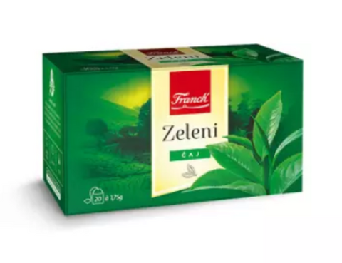 Green Tea (Franck) 20 tea bags, 1.75g - Parthenon Foods