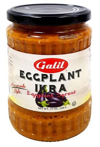 Eggplant Ikra, Eggplant Spread (Galil) 19 oz - Parthenon Foods