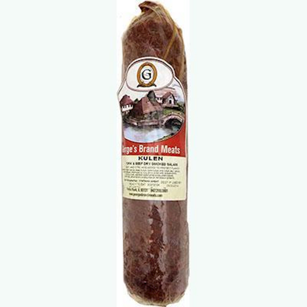 Cajna Kobasica, Smoked Tea Sausage (George's) approx. 1.1lb – Parthenon ...