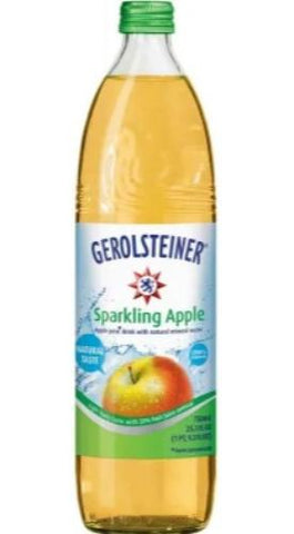 Gerolsteiner Sparkling Apple Mineral Water, 25.3 oz - Parthenon Foods