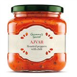 Granny's HOT Ayvar Roasted Red Pepper Spread 550g - Parthenon Foods