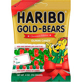 Haribo Christmas Bears Gummi Candy, 4 oz - Parthenon Foods