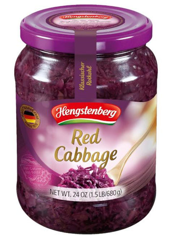 Pickled Red Cabbage (Hengstenberg) 24 oz - Parthenon Foods